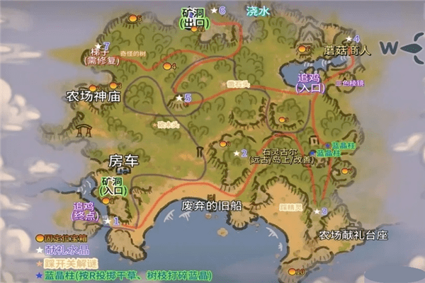 露玛岛最新地图参考 露玛岛最全地图攻略