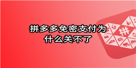 拼多多怎么取消免密支付 拼多多取消免密支付步骤